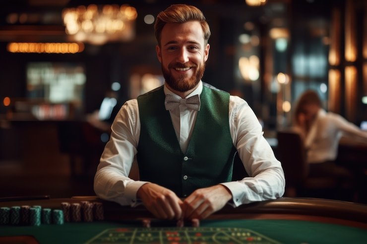 Live dealer studio with tropical theme on setia888 mobile app